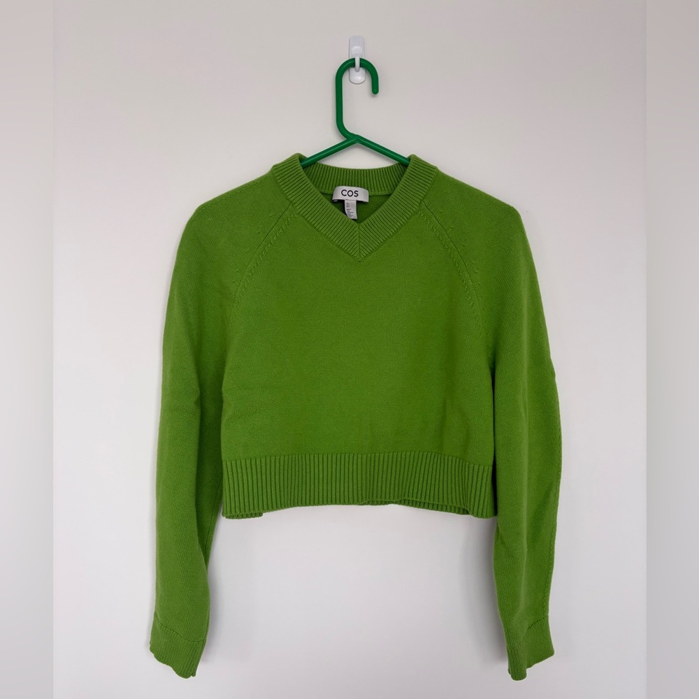 COS 100% Wool Cropped Sweater